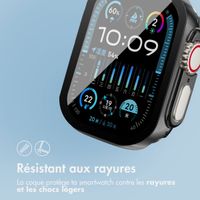 imoshion Coque rigide brillante à couverture complète Apple Watch Ultra / Ultra 2 / Ultra 3 - 49 mm - Noir