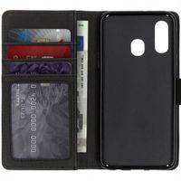 imoshion Étui de télephone portefeuille de luxe Samsung Galaxy A40 - Bleu foncé