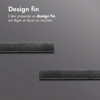 Étui de téléphone portefeuille Slim Oppo A6 (5G) - Noir