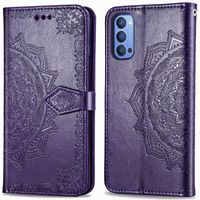 imoshion Etui de téléphone portefeuille Mandala Oppo Reno4 5G - Violet