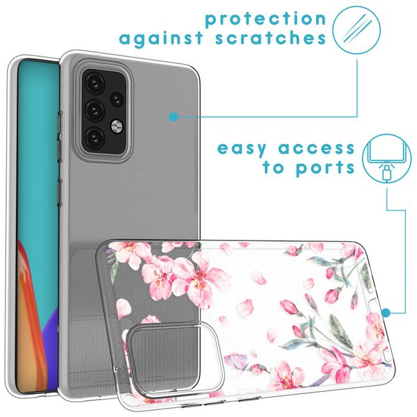 imoshion Coque Design Samsung Galaxy A52(s) (5G/4G) - Blossom Watercolor