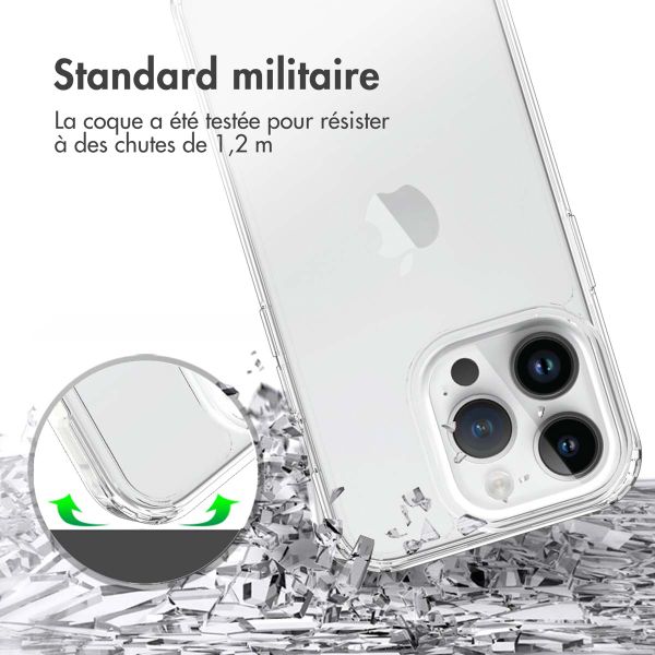 Accezz Coque Xtreme Impact Apple iPhone 15 Pro - Transparent
