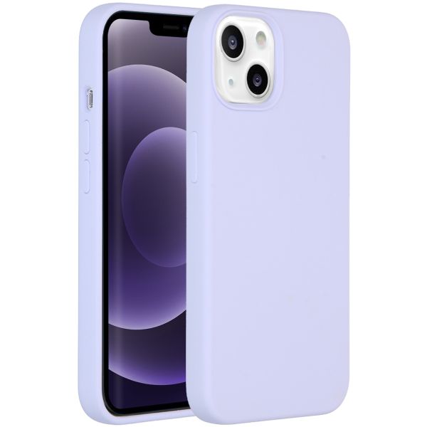 Accezz Coque Liquid Silicone iPhone 13 - Violet