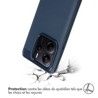 imoshion Coque Brushed Xiaomi Redmi Note 14 (5G) - Bleu foncé