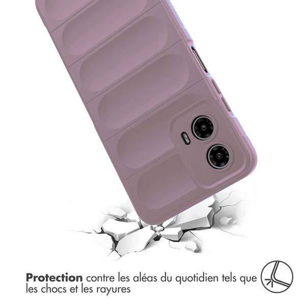 imoshion EasyGrip Backcover Motorola Moto G34 - Violet