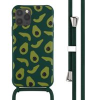 imoshion Coque design en silicone avec cordon iPhone 11 Pro - Avocado Green