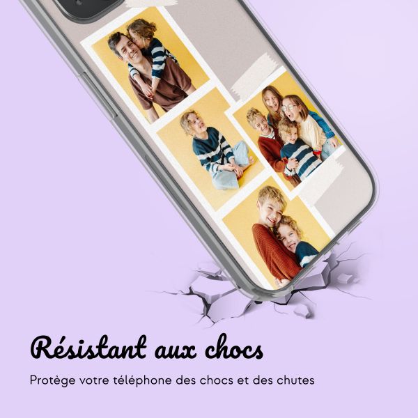 Coque personnalisée avec pellicule N°1 iPhone 15 - Transparent