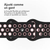 imoshion Bracelet sport⁺ Apple Watch Series 1 á 10 / SE / Ultra (2) (44/45/46/49 mm) - Taille M/L - Black Pink