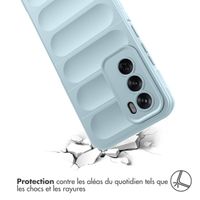 imoshion Coque arrière EasyGrip Oppo Reno 12 Pro - Bleu clair