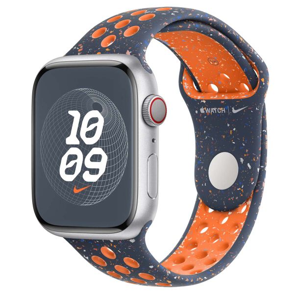 Apple Nike Sport Band Apple Watch Series 1 á 10 / SE / Ultra (2) (44/45/46/49 mm) - Taille S/M - Blue Flame