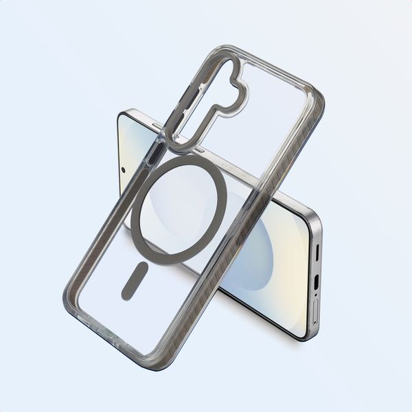 imoshion Coque Combat MagSafe Samsung Galaxy S25 - Gris