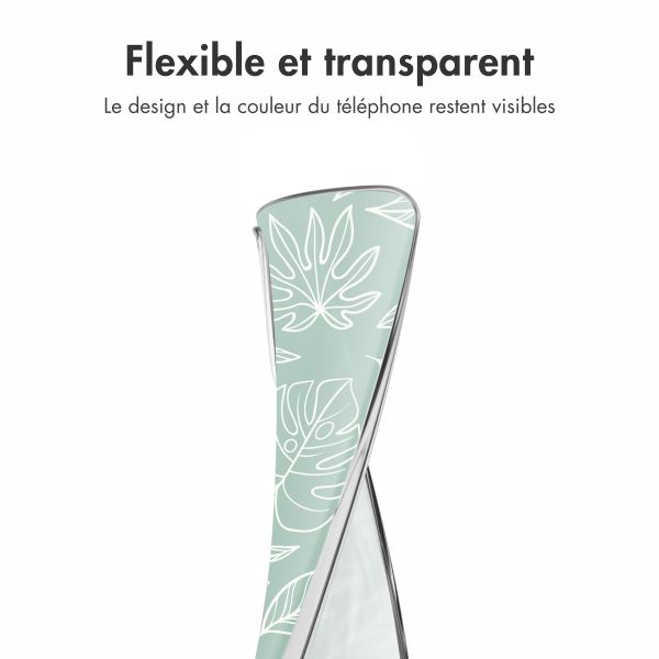 imoshion Coque Design Samsung Galaxy S25 Edge - Leaves Line-Art