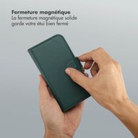 Selencia Étui portefeuille amovible Olyn avec MagSafe Samsung Galaxy S23 - Vert
