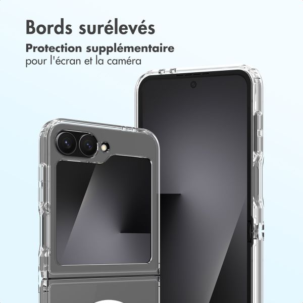 Accezz Coque Xtreme Impact Samsung Galaxy Z Flip 7 FE - Transparent