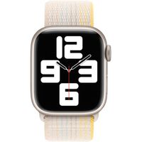 Apple Bracelet Sport Loop Apple Watch Series 1 t/m 9 / SE (38/40/41 mm) | Series 10 / 11 (42 mm) - Starlight Colour
