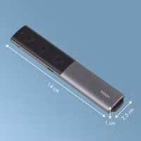 Accezz Clicker de Présentation - Présentateur avec Pointeur Laser - Noir