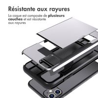 imoshion Coque arrière avec porte-cartes Apple iPhone 11 - Gris