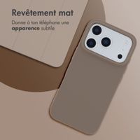 imoshion Coque Couleur Apple iPhone 17 Pro - Marron