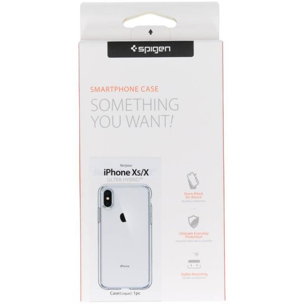 Spigen Coque Ultra Hybrid Apple iPhone Xs / X - Transparent