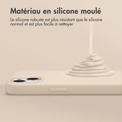 Accezz Coque Liquid Silicone Samsung Galaxy A27 (5G) - Stone