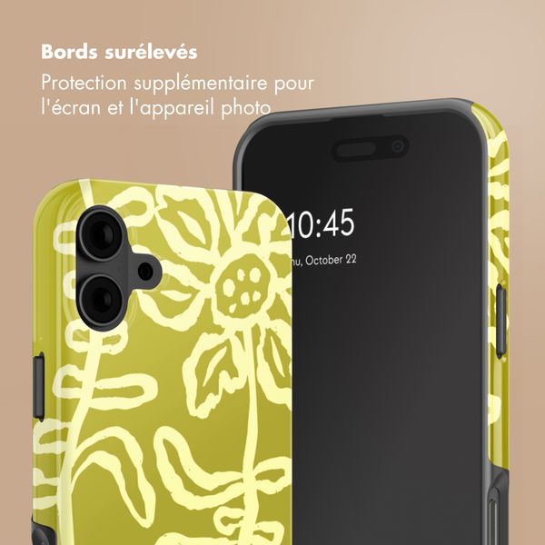 Selencia Coque arrière Vivid Apple iPhone 16 - Chalky Bloom