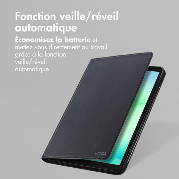 Accezz Coque tablette Classic Samsung Galaxy Tab A11 - Noir