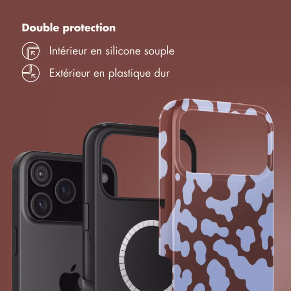 Selencia Coque arrière Vivid avec MagSafe Apple iPhone 17 Pro - Moo'd Lavender Glow