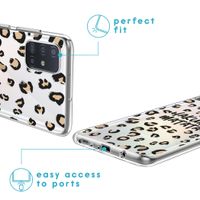 imoshion Coque Design Samsung Galaxy A51 - Léopard - Brun / Noir