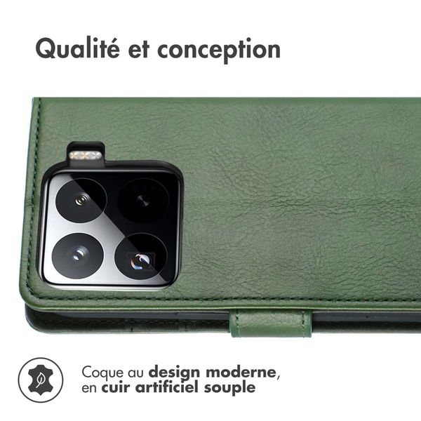 imoshion Étui de télephone portefeuille de luxe Xiaomi 15 - Vert