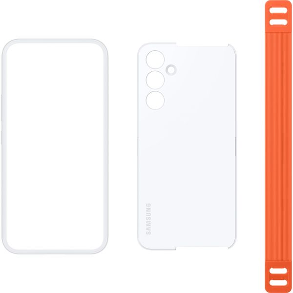 Samsung Original Coque en silicone à sangle Samsung Galaxy A54 (5G) - Blanc