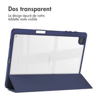 imoshion Coque tablette rigide Trifold Samsung Galaxy Tab S6 Lite (2020/2022/2024) - Bleu foncé