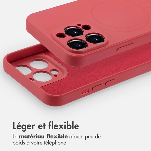 imoshion Coque Couleur avec MagSafe Apple iPhone 14 Pro - Dusty Rose