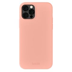 Holdit Coque Silicone iPhone 12 (Pro) - Pink Grape