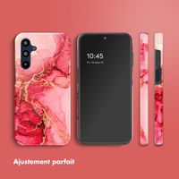 Selencia Coque arrière Vivid Tough Samsung Galaxy A16 - Rosy Marble