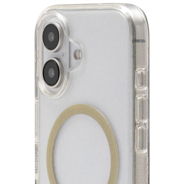 ZAGG Coque Milan Snap avec MagSafe iPhone 16 - Gold Glitter