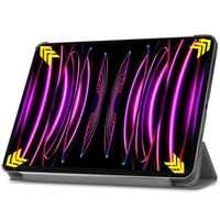 imoshion Coque tablette Trifold Apple iPad Pro 12.9 (2018/2020/2021/2022) - Gris