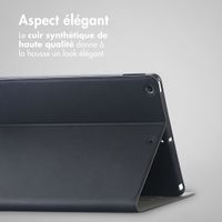 Accezz Coque tablette Classic Apple iPad 9 (2021) 10.2 pouces / iPad 8 (2020) 10.2 pouces / iPad 7 (2019) 10.2 pouces - Noir
