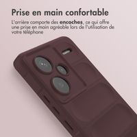 imoshion Coque arrière EasyGrip Xiaomi Redmi Note 13 Pro Plus (5G) - Aubergine