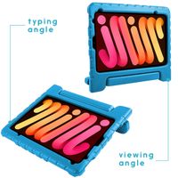 imoshion Coque kidsproof avec poignée Apple iPad Mini 7 (2024) / iPad Mini 6 (2021) - Bleu