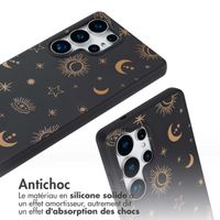 imoshion Coque design en silicone avec cordon Samsung Galaxy S25 Ultra - Sky Black