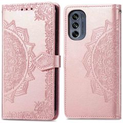 imoshion Etui de télephone Mandala Motorola Moto G62 - Rose Doré