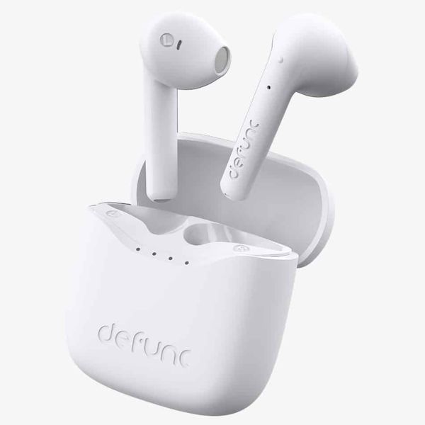 Defunc True Lite Earbuds - ﻿Écouteurs sans fil - Écouteurs sans fil Bluetooth - Avec suppression du bruit ENC - White