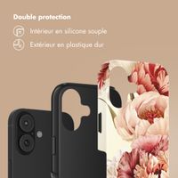 Selencia Coque arrière Vivid Apple iPhone 17 - Vintage Peony