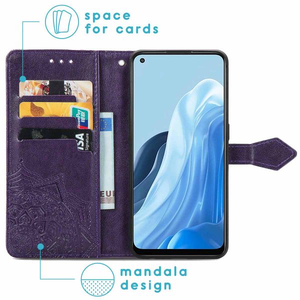 imoshion Etui de téléphone Mandala Oppo Find X5 Lite 5G - Violet