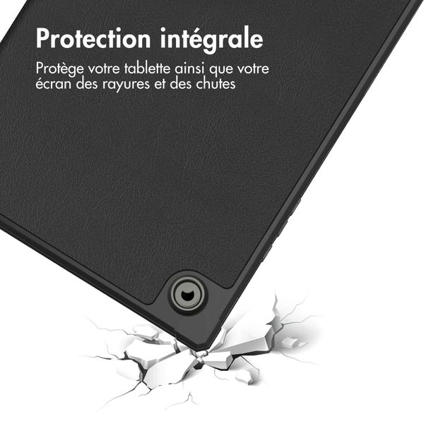 imoshion Coque tablette Trifold Samsung Galaxy Tab A8 - Noir