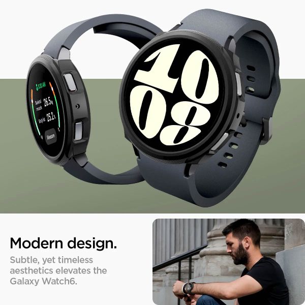 Spigen Coque Liquid Air™ Pro Samsung Galaxy Watch 6 - 40 mm - Matte Black