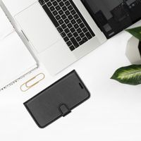 imoshion Étui de téléphone portefeuille Luxe Motorola Moto G8 Plus - Noir