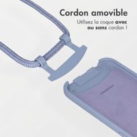 imoshion Coque arrière Color avec cordon amovible et MagSafe Samsung Galaxy S26 Ultra - Ash Blue