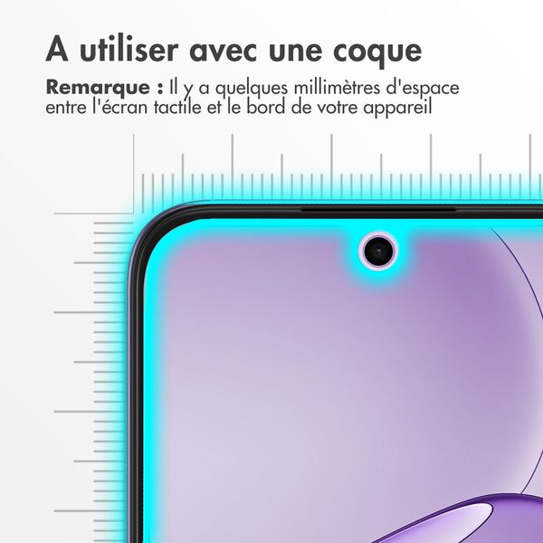 Accezz Protection d'écran en verre trempé Oppo A6x (4G/5G)
