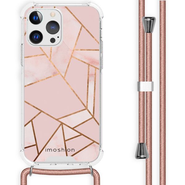 imoshion Coque Design avec cordon iPhone 13 Pro - Pink Graphic